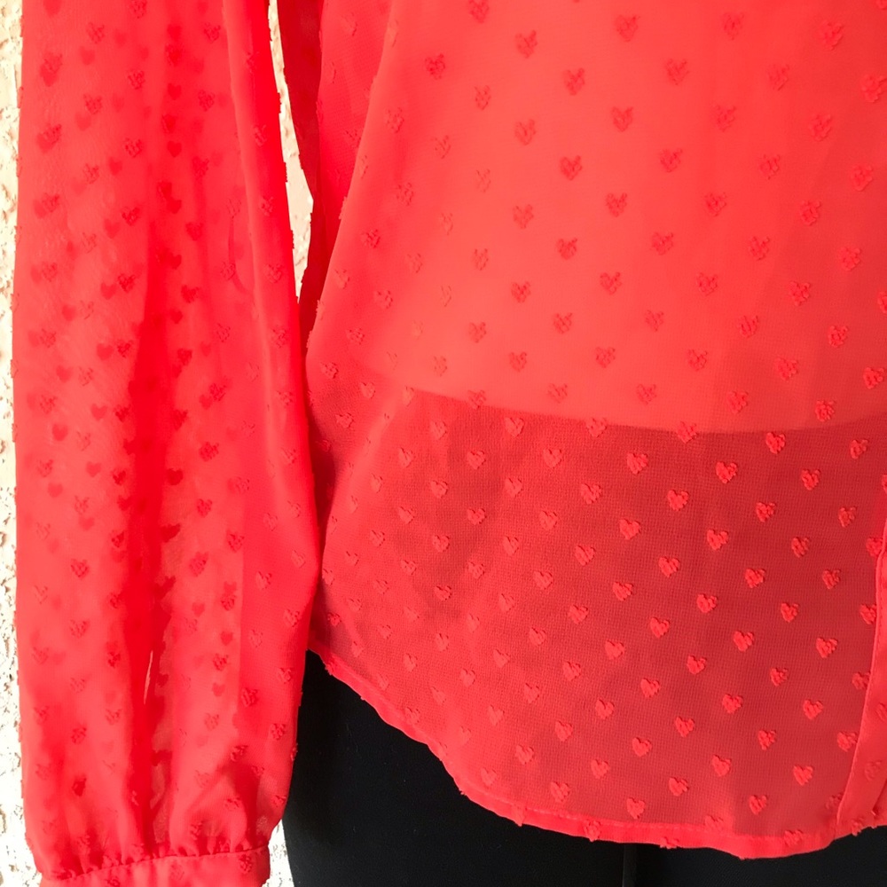 Lauren Conrad Pintuck Long sleeve Shirt - Picture 6 of 8